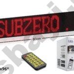 SUBZERO LD30 60CM KAYAR LED YAZI